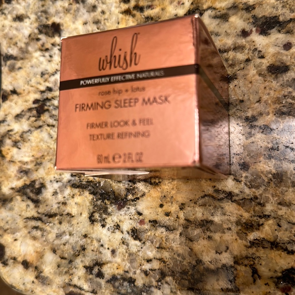 Whish Rose Hip + Lotus Firming Sleep Mask new in box